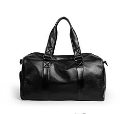 Design Mens Leather Travel Bag,Portable Large Capacity Fitness Shoulder handBag,Luggage Bag