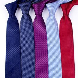 Bow Ties Classic Men Business Formal Wedding Tie 8cm Stripe Neck Fashion Shirt Dress Accessories