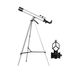 HD 100X Adjustable Astronomical Telescope With Tripod Night Verson Space Aluminium