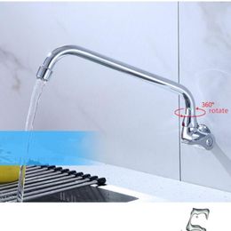 Kitchen Faucets Copper Faucet Into The Wall Single Cold Plus Long G1/2 Dish Basin Laundry Mop Pool