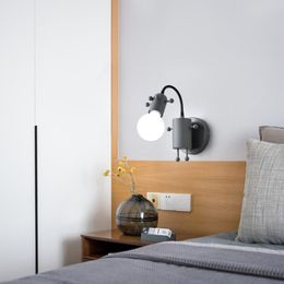 Wall Lamp Lamparas De Techo Colgante Moderna Crystal Blue Light Led Bedroom Bedside Aisle Dining Room