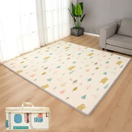 200cm*180cm Kids Rug XPE Baby Play Mat For Children Soft Floor Kids Carpet Living Room Puzzle Developing Crawling Pad Toys 210320