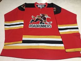 Customised AHL Tucson Roadrunners Hockey Jersey #2 Andrew Campbell #5 Jarred Tinordi #6 JAMIE MCBAIN CCM Jerseys Custom Any name or number S-5XL