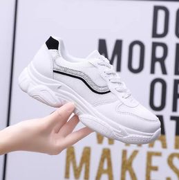 2023 Casual Shoes womens casual shoes white red black shiny shoes comfortable outdoor s sports shoes size 36-40
