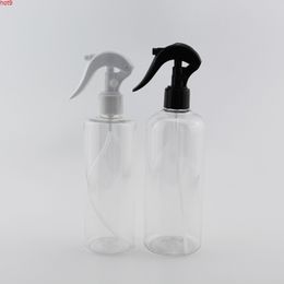 300ml / 400ml X 12 Refillable Plastic Cosmetic Container With White Black Trigger Pump PET Bottles For Watering House Cleaninggood qty