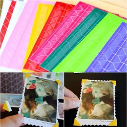 306pcs/3 Sheets PVC Stickers DIY Colorful Corner Protector Scrapbook Paper Po Frame Picture Decoration Gift Wrap