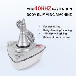Mini Home Use 40K Ultrasound Cavitation Slimming Non Invasive Anti Cellulite Whole Body Shaping Beauty Machine