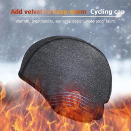 Fleece Warm Cycling Running Hat Winter Ski Cap Windproof Outdoor Hiking Headwear Cycle Biking Entertainment Caps & Masks