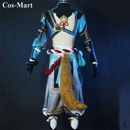 Game Genshin Impact Gorou Cosplay Costume Fashion Combat Uniforms Full Set Activity Party Role Play Clothing XS-XXL New Product Y0913
