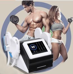 Latest Technology 4 handles Hiemt slimming machine Cellulite Removal Vacuum pelivic floor muscle stimulator hip lift fat burn Body Sculpt Hi-emt devices