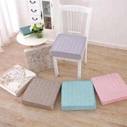 Cushion/Decorative Pillow Thickened Foam BuPad For Ventilation Learning Car Dining Chair Cushion Office Sedentary Heightened Back Cotton