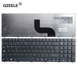 Gzeele espanhol laptop Acer Aspire 5810T 5820 5750G 5750 5536TG 7741ZG 7741G 5350 Black SP Teclado Teclado Novo