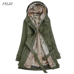 Winter Jacket Women Casual Cotton Padded Lining Ladies Coat Feminina Female Thicken Warm Parkas 210423