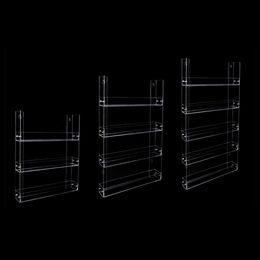 Retail Supplies Plastic Acrylic Display Hanging Stand Holder Shelf Layers for Quick Store Cigarette Bottle Commodity Wall-Hung 1set