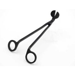 Stainless Steel Frosted Matte Black Candle Wick Scissors 500PCS/LOT
