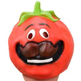 Halloween Party Masks Latex Tomato Cosplay Mask for Both Men & Women Mascherine Easter Birtyday Masque 250g Yang1174