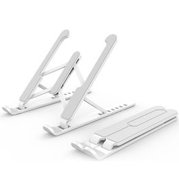 Aluminum Alloy Laptop Folding Notebook Holder Tablet PC Stands For macbook Lenovo HP Adjustable Height Computer Cooling Bracket MQ20