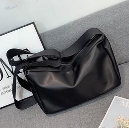 2021 Patent Leather Messenger Bag Large-Capacity Fashion Female Trendy Solid Color Ladies Shoulder Bags
