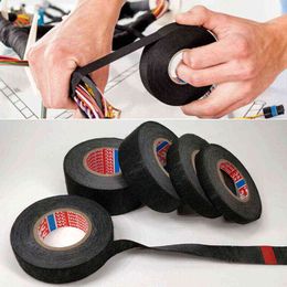 MultiPurpose Car Self Adhesive Anti Squeak Rattle Felt Automotive Wiring Harness Tape 32MMX15M/25MMX15M/19MMX15M/15MMX15M/9MMX15