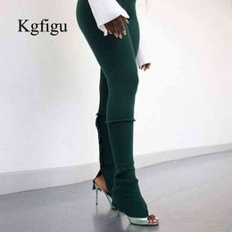 KGFIGU Women Leggings Stretchy Fitness Pants High Waist Workout Trousers Slim Gym Sportswear Sweatpants Tracksuit Outfits Y211115