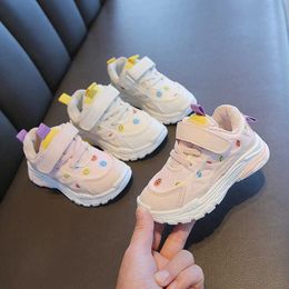 Kids Shoes For Baby Girls Autumn Casual Basketball Sneakers For Boys Fashion Sports Children'S Mesh Trainers Shoes 1 2 3 4 5 6 G1025