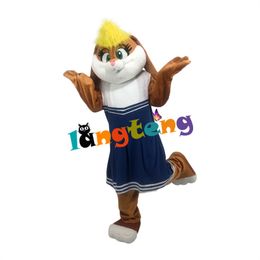 Mascot Costumes1239 Lovely Lady Rabbit Mascot Costume Holiday Adult Cartoon Wholesale