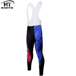 Racing Pants KIDITOKT 2021 Pro MTB Bike Cycling Bib Tights Bicycle Trousers Women Shockproof With Coolmax 3D Gel Pad