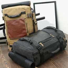 Large Capacity Travel Bag Waterproof Training Leisure Sports men's Backpack Multifunctional Training Supplies Q0705