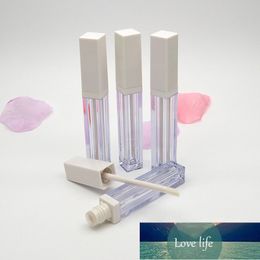 50pcs 4ml Square Empty Lip Gloss Tube Clear Plastic Cosmetic Lip Gloss Container Concealer Refillable Lipgloss Bottle