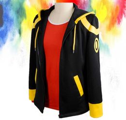 707 Cosplay Costume Mystic Messenger Saeyoung Choi Zipper Jacket Luciel Seven Hoodies 707 Red T-shirt Short Orange Wig Y0913