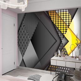 3d Wallpaper European-style Elegant Geometric Pattern Mural Decoration Home Decor Painting Wallpapers