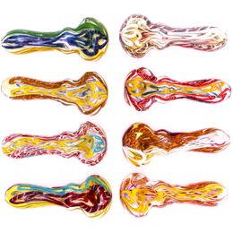 Smoke Pipes Wholesale Glass smoking pipe MANUFACTURE hand pipes,spoon amazing heady 4" 80g quality