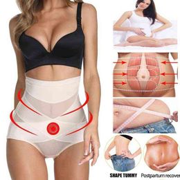 Women waist trainer Body Shaper tummy Control postpartum belly shaper women Shapewear fajas colombianas slimming pants underwear Y220311