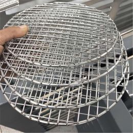 Tools & Accessories Stainless Steel Round Barbecue BBQ Grill Net Meshes Racks Grid Grate Steam Camping Hiking Outdoor Mesh Wire