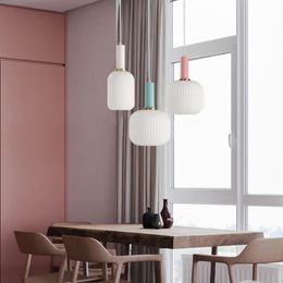 Modern Nordic Glass Pendant lamps Fixtures For Dining Room Bar Restaurant Deco Hanging Lamp Bedside Suspension Lighting