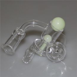 Terp Slurper Quartz Banger Smoking Glass Marble Set Domeless Nail For Bong Water Oil Dab Rig dabber tool