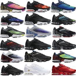 Tn Plus 3 III Running Shoes Chaussures Triple White Black Laser Blue Green OG USA Red Mens Womens Trainers Sneakers