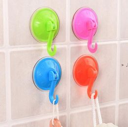 Removable Bathroom Kitchen Wall Strong Suction Cup Hook Vacuum Sucker Random Colors RRD11812
