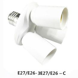 E27 Socket 1 to 3 Adapter Bulb Lamp Holder Converters Base Socket Splitter Smart Lighting Accessories