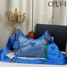Hoge kwaliteit mode maanvormige middeleeuwen schoudertassen tote hobo voor dames borstpakket dames handtassen messenger bag parachutestof canvas crossbody