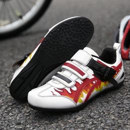 Cycling Footwear Unisex Rubber Sole Riding Shoes Men Outdoor Breathable Road Bike Bicycle Racing Sneakers Motorcycle Size 37-46