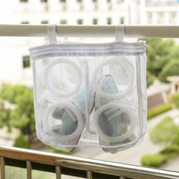 Laundry Bags Portable Cleaning Washing Machine Mesh Shoe Protector Organizer Bra Underwear Storage Hanging Bag