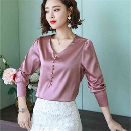 Fashion Plus Size Women's Blouses Long Sleeves Womens Tops and Shirts For Women Causal Clothes Blusa Top 210531
