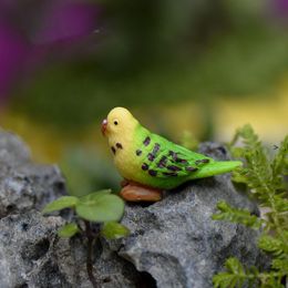 Decorative Parrot DIY Bird Doll Ornament Moss Micro Landscape Decoration Fairy Garden Terrarium Accessories Material Cartoon Kid's RRD1