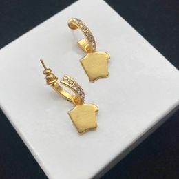 Fashion earrings aretes for lady women Party wedding lovers gift engagement jewelry for Bride With BOX