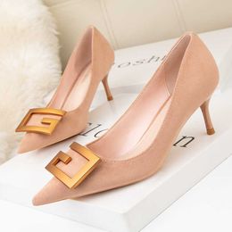 Women's High Heels Pumps Sexy Party Office Ladies 2020 Brand Luxury Designers Woman Thin Heels Pointed Toe Fashion Summer Shoes Y0611