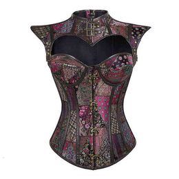 Waist Tummy Shaper Steampunk Gothic Tight Dark Knight Tunic Halloween Play