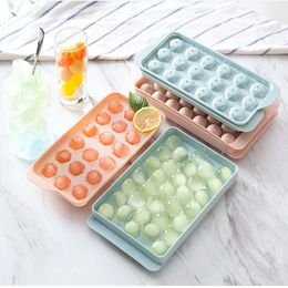 Ice Cube Mould Silicone Grid Round Mould Ball Makers DIY Moulds Tool Home Bar Party Kitchen Tools for Cocktail Chilled Drinks CGY44