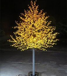 HANDMADE 1.5m 1.8m 2m 3M Shiny LED Cherry Blossom Christmas Tree Lighting Waterproof Garden Landscape Decoration Lamp For Wedding Party decor LLFA