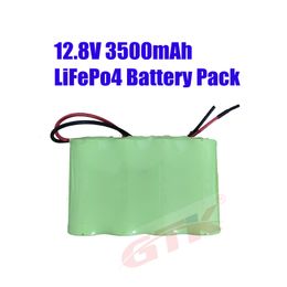 Rechargeable 12V 12.8V 3500mAh LiFePo4 Battery Pack 4s 26650 With BMS For Robot Solar Street LED Emergency Light